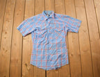 Vintage 1990s Wrangler Plaid Flannel Button Up Shirt