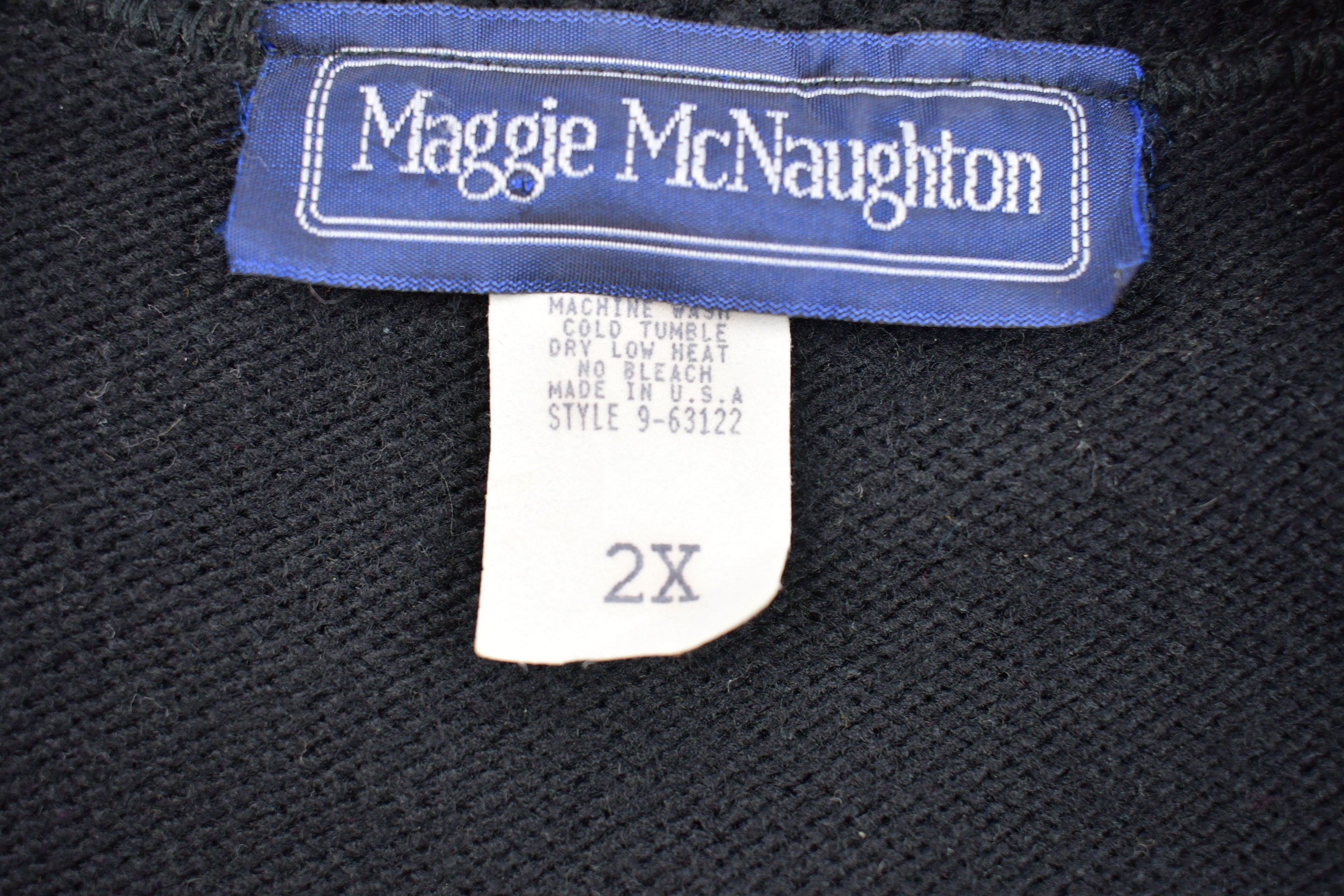 Vintage 1990s Maggie Mcnaughton Cardigan Sweater