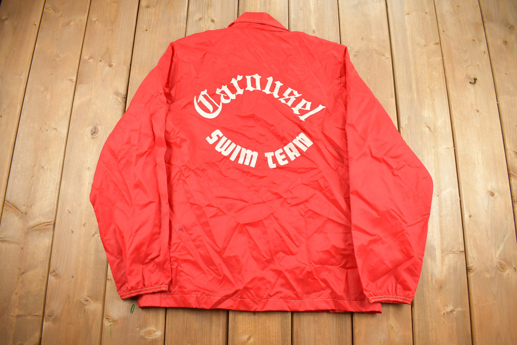 Vintage 1970s Carousel Swim Team Windbreaker