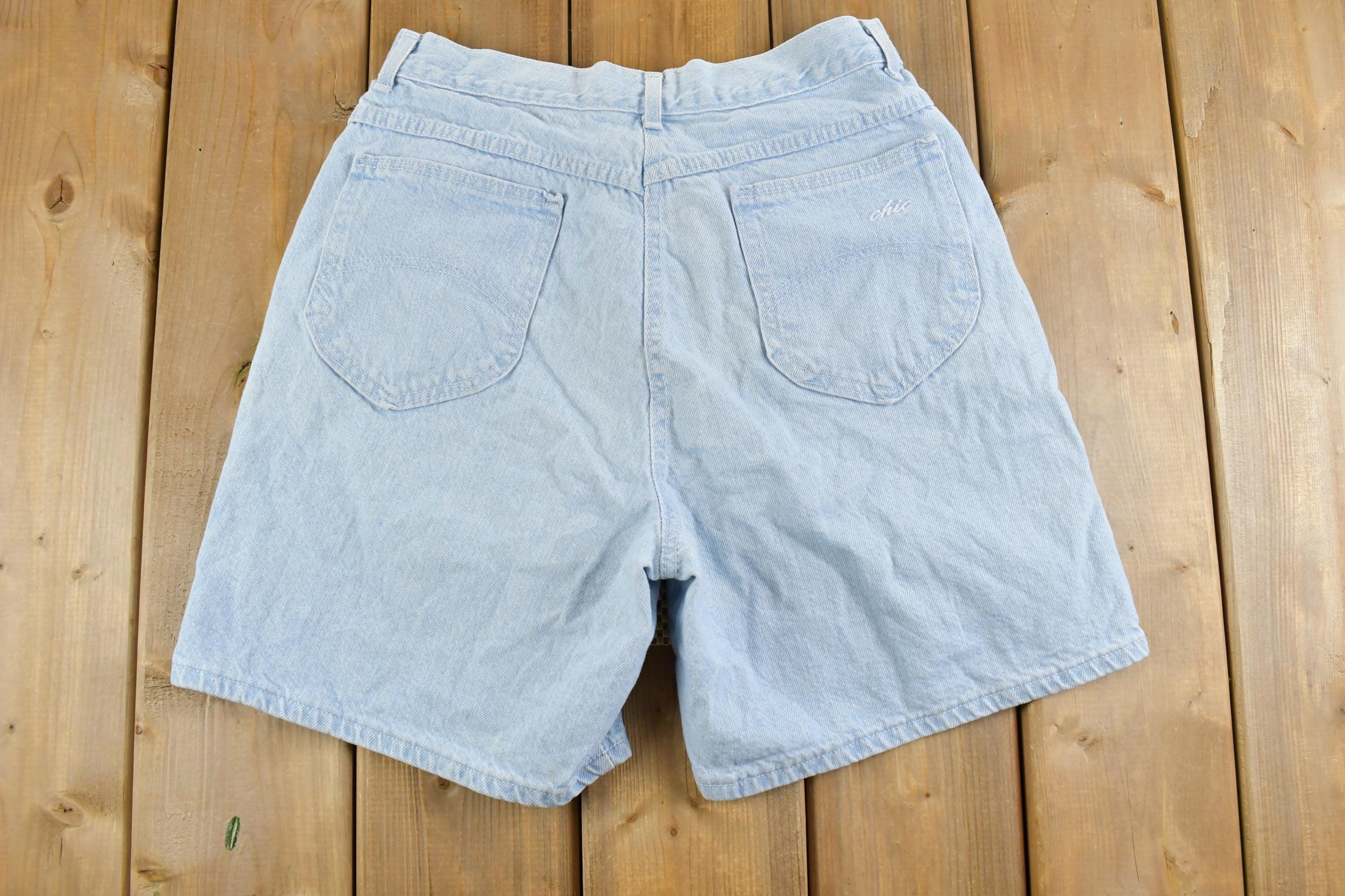 Vintage 1990s Chic Jean Shorts Size 28