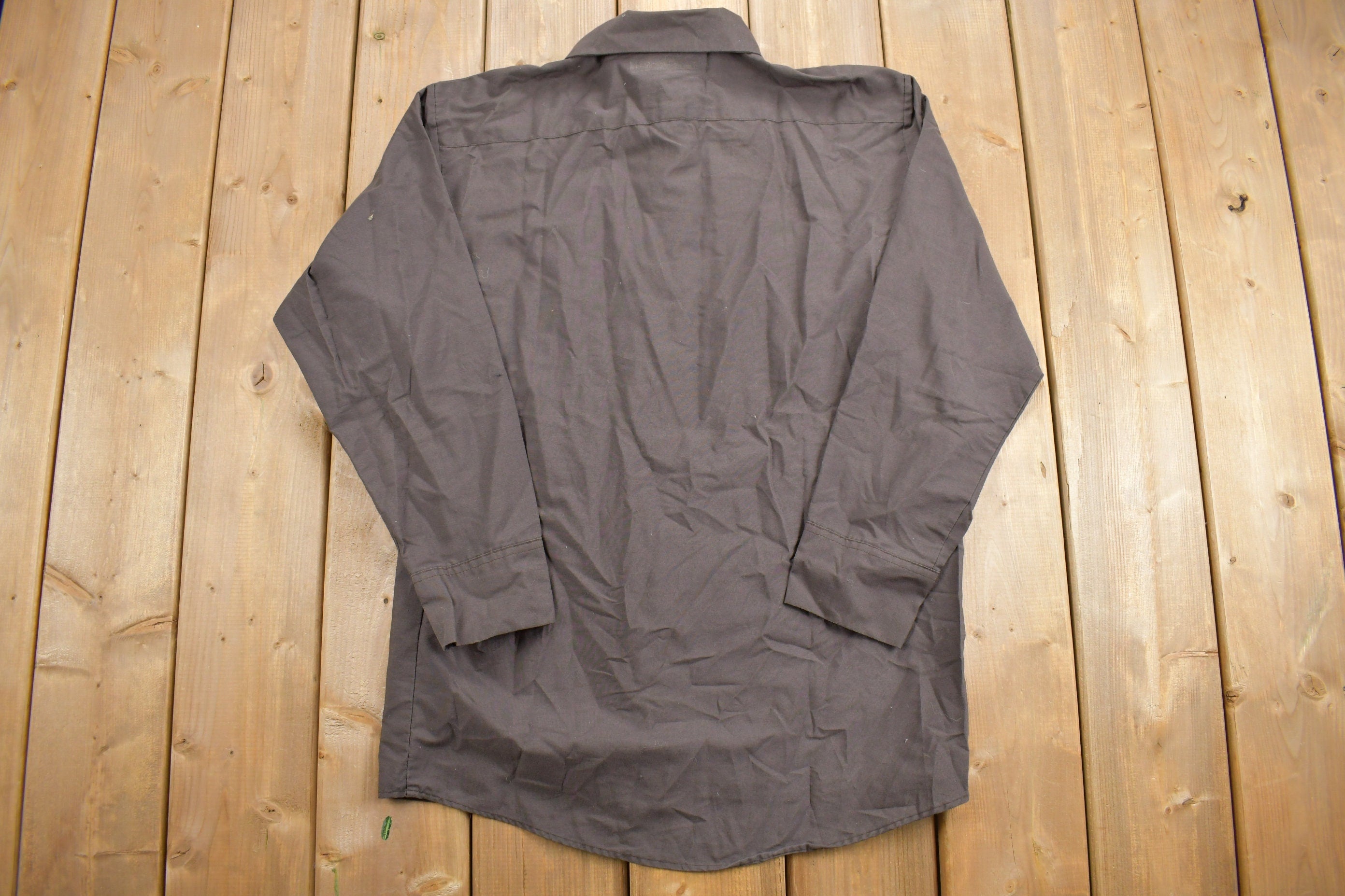 Vintage 1980s Workwear Corporation Button Up Shirt