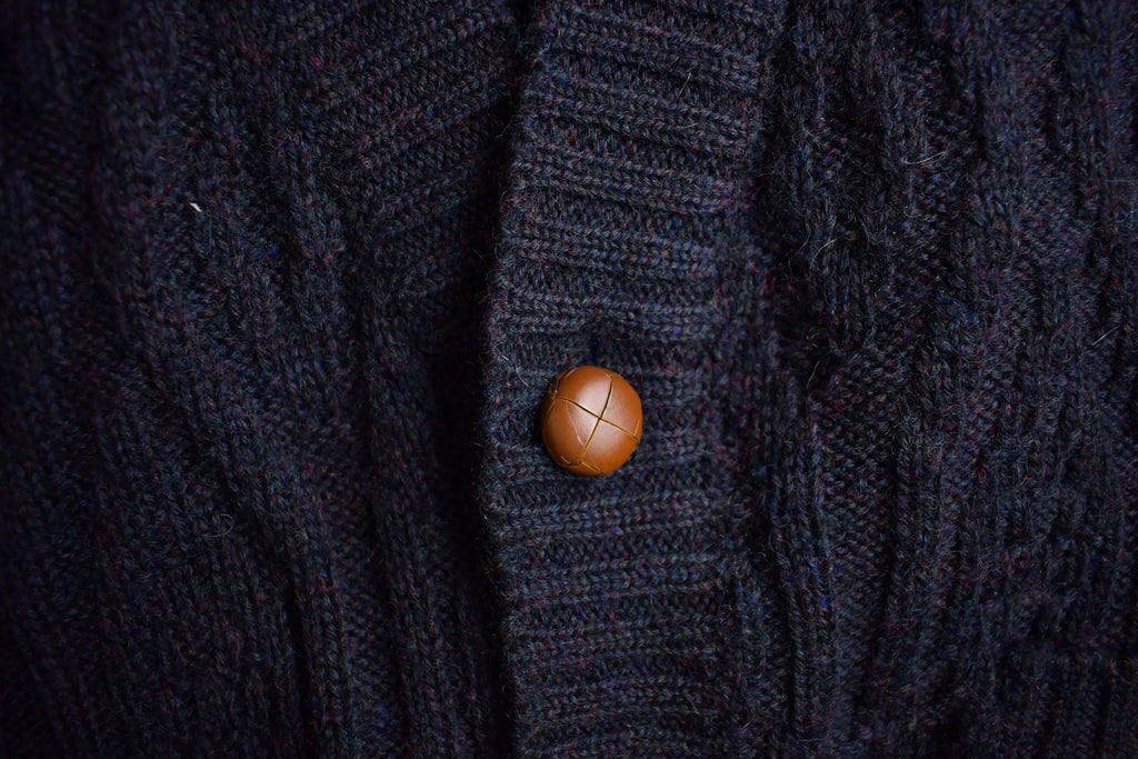 Vintage 1990s Boston Traders Wool Knit Cardigan Sweater Vest Men's Medium /