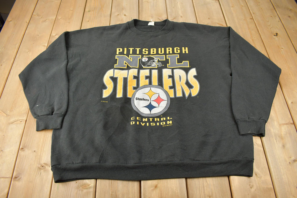 Vintage 1992 Pittsburgh Steelers NFL Football Crewneck Sweatshirt Made In USA