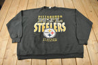 Vintage 1992 Pittsburgh Steelers NFL Football Crewneck Sweatshirt Made In USA