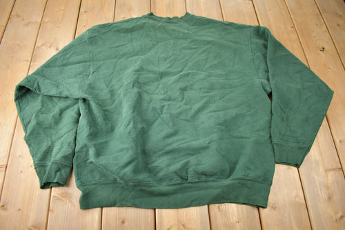 Vintage 1990s International Wolf Center Ely Minnesota USA Crewneck Made In USA