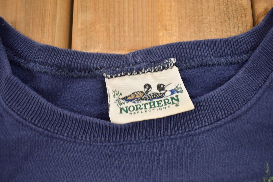 Vintage 1990s Nature Crewneck Sweatshirt / 90s Crewneck / Streetwear