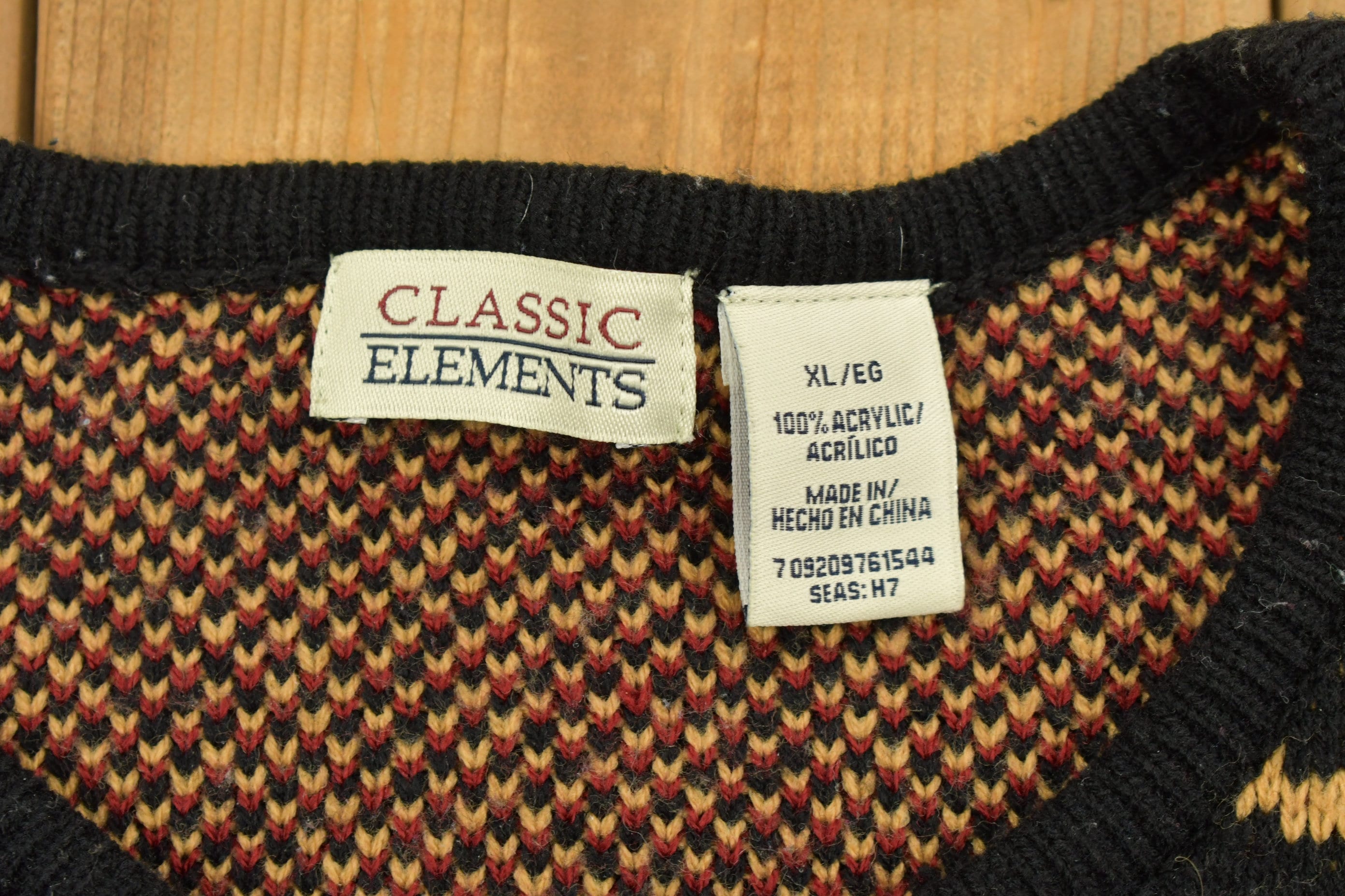 Vintage 1990s Classic Elements Floral Cardigan Sweater