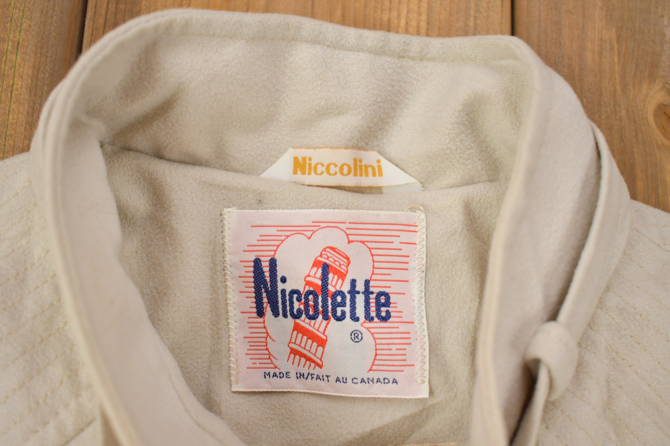 Vintage 1980s Nicollini Nicolette Fleece Jacket