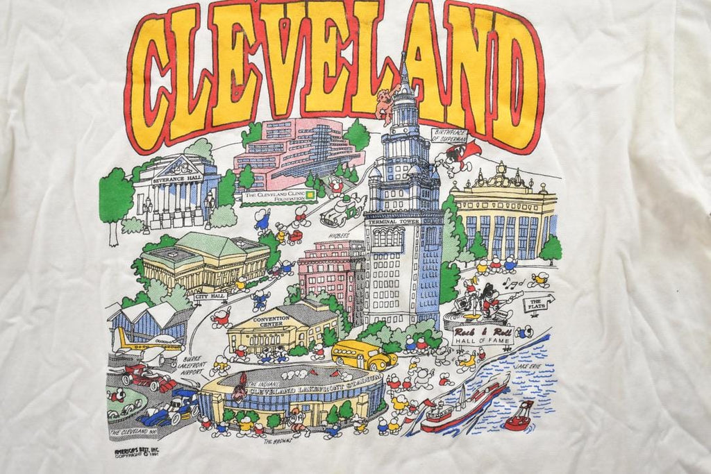 Vintage 1991 Cleveland Souvenir Screen Stars Best T-Shirt
