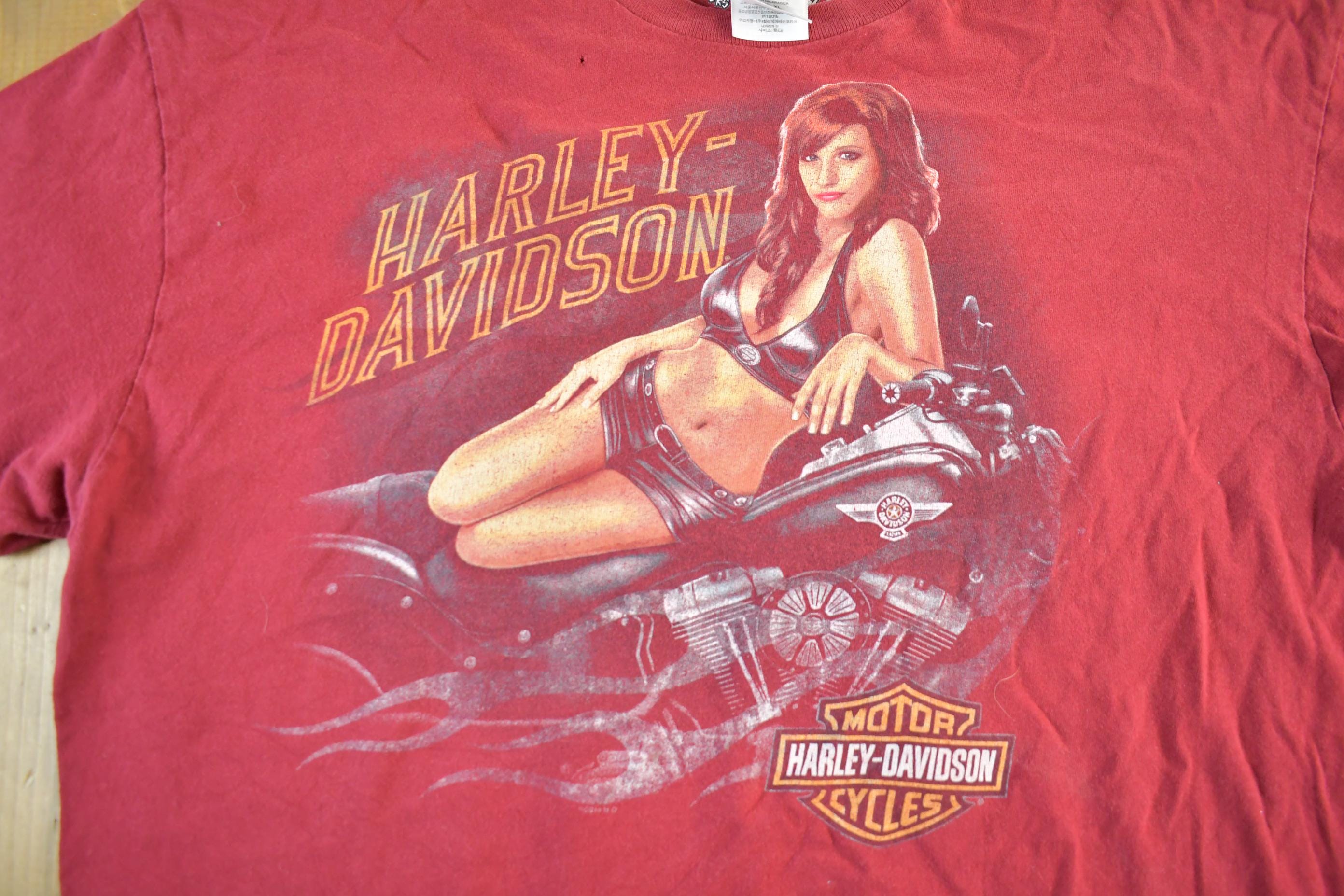 Vintage 2000s Harley Davidson Motorcycles T-Shirt Men's XL