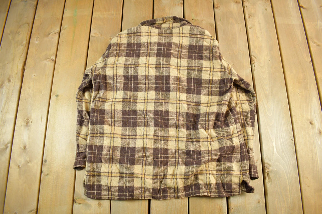 Vintage 1970s Pariani Wool Button Up Shirt Jacket Men's Large