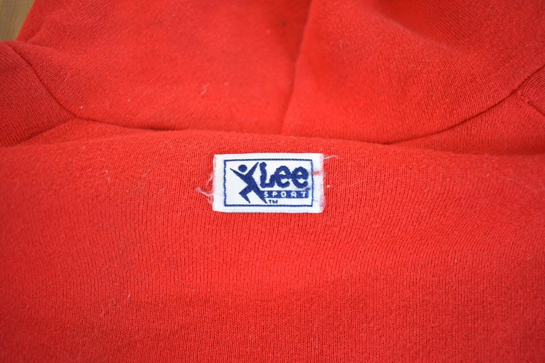 Vintage 1995 Kansas City Chiefs Zip Up Football Hoodie NFL Made In USA