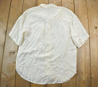 Vintage 1990s Christie & Jill Cream Button Up Shirt