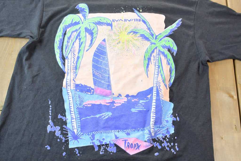 Vintage 1990s Single Stitch Graphic T-Shirt Made In USA