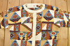 Vintage 1990s Marsh Landing Hand Knitted Cardigan Sweater