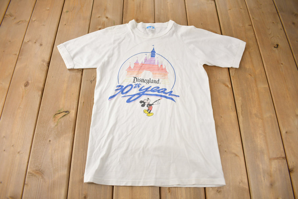 Vintage 1985 Disneyland 30th Anniversary Graphic T-Shirt Made In USA