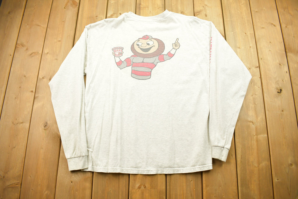 Vintage 1990s Ohio State University Buckeyes Long Sleeve T Shirt