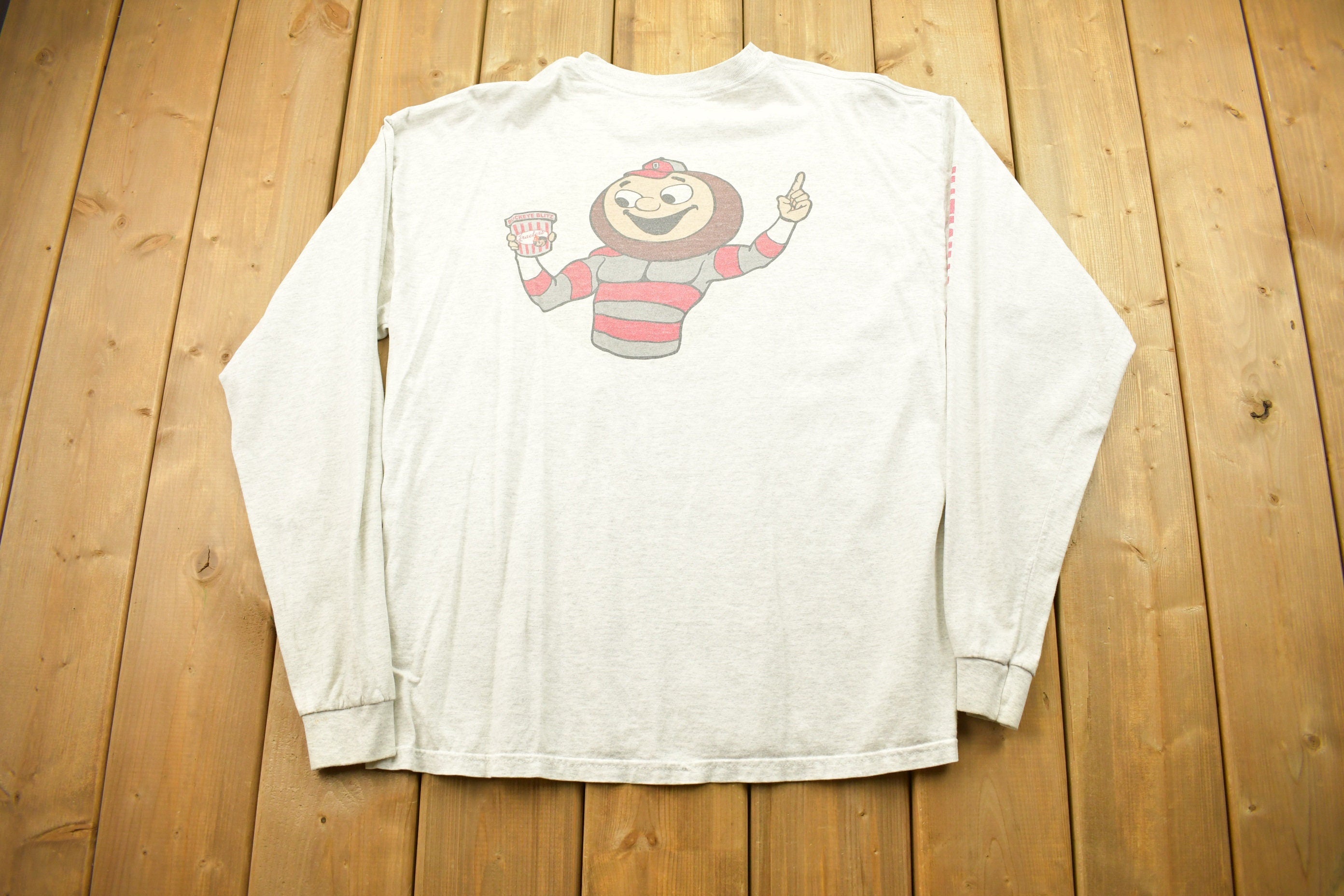 Vintage 1990s Ohio State University Buckeyes Long Sleeve T Shirt