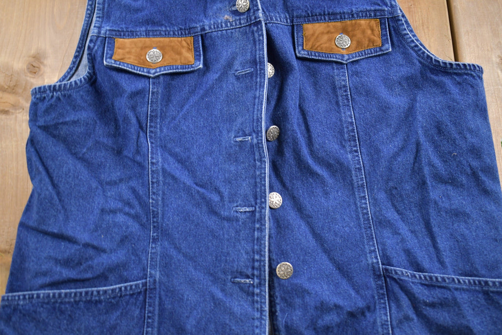 Vintage 1980s Stonebridge Denim Vest