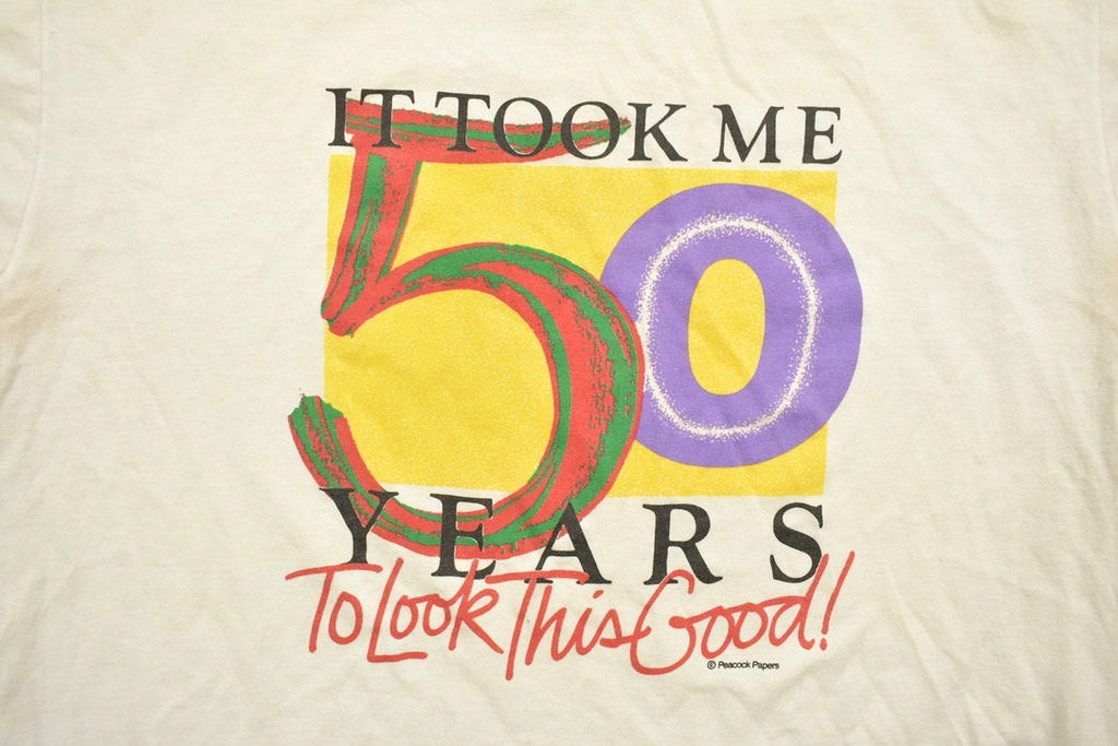 Vintage 1995 50 Years Birthday Celebration Souvenir T Shirt