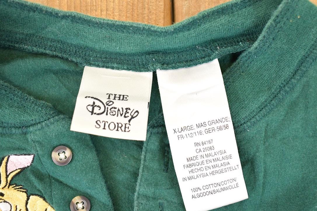 Vintage 1990s Winnie The Pooh Gang Embroidered Disney Crewneck Shirt Men's L