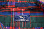 Vintage 1990s Steeplechase Plaid Button Up Shirt