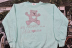 Vintage 1980s "My Heart Is In Wisconsin" Raglan Crewneck /