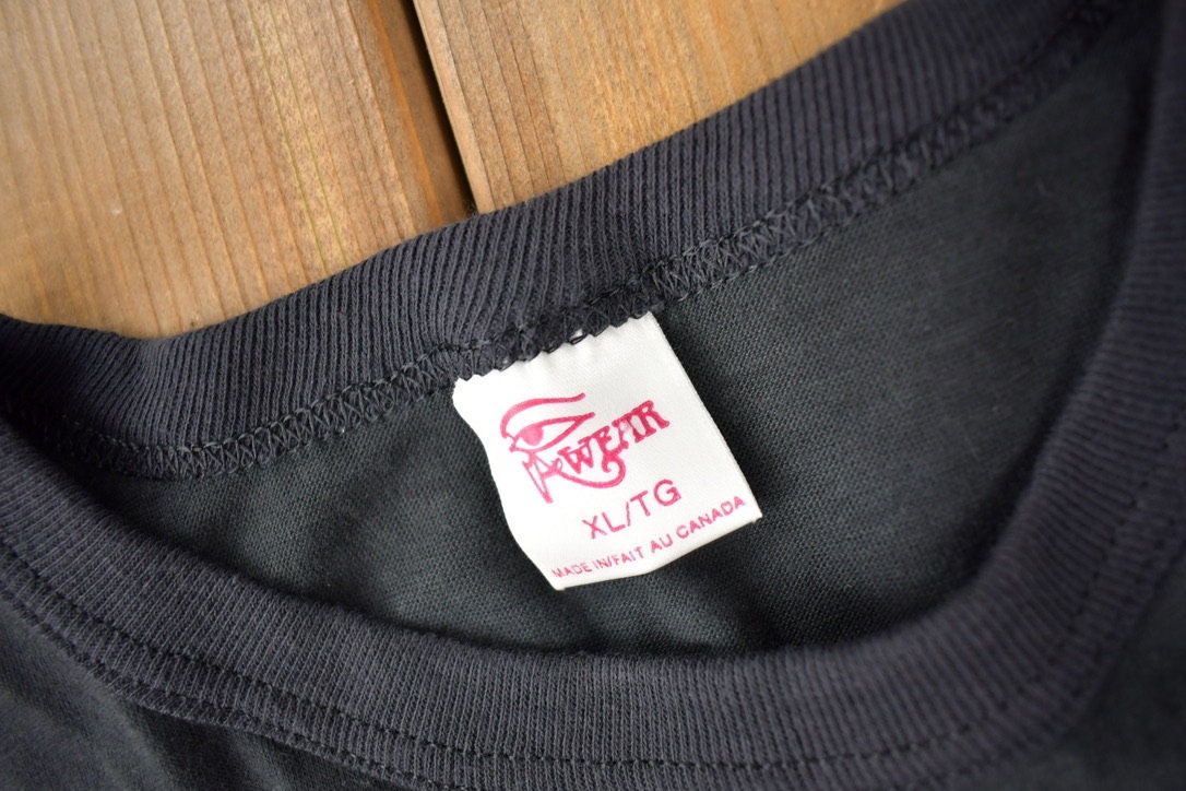 Vintage 1980s Prince And the Revolution Graphic Ringer Band Tee Made in Canada