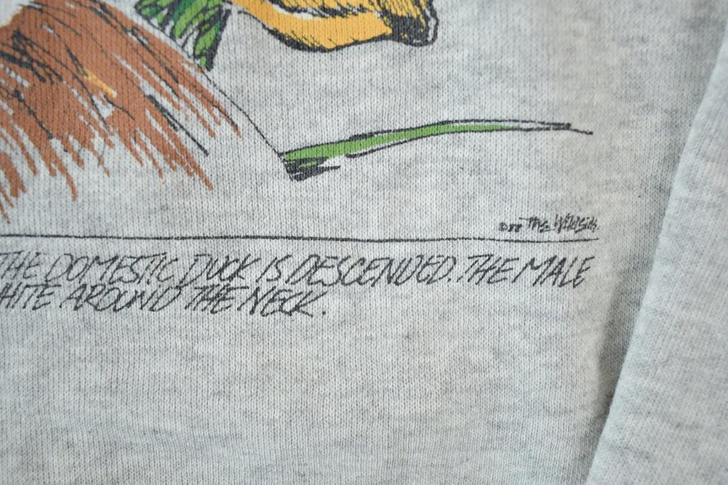 Vintage 1988 The Wild Side Mallard Duck Souvenir Crewneck Sweatshirt