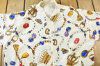 Vintage 1990s Chain Necklace All Over Print Windbreaker Jacket