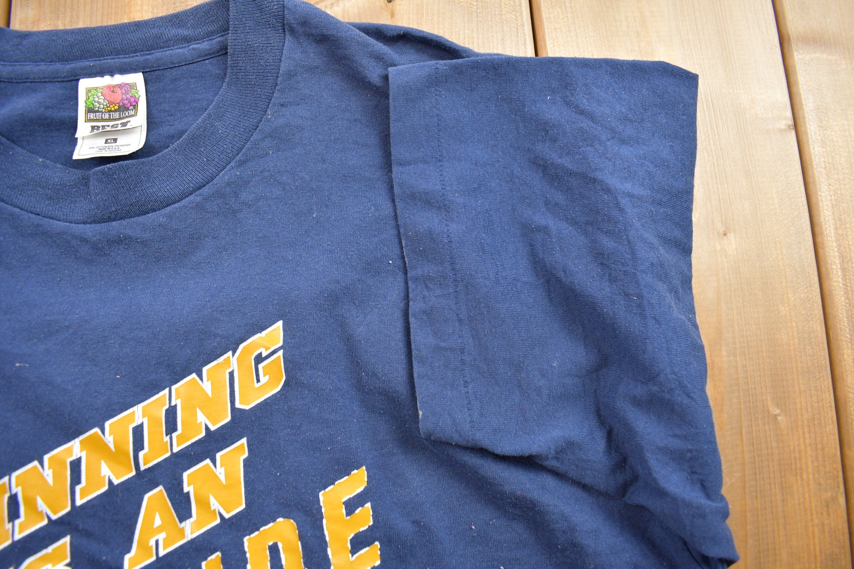 Vintage 1990s Winning Is An Attitude Graphic T Shirt