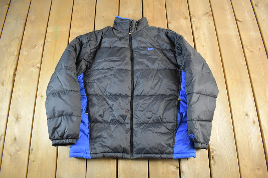Vintage 2000s Starter Down Puffer Jacket Men's Medium