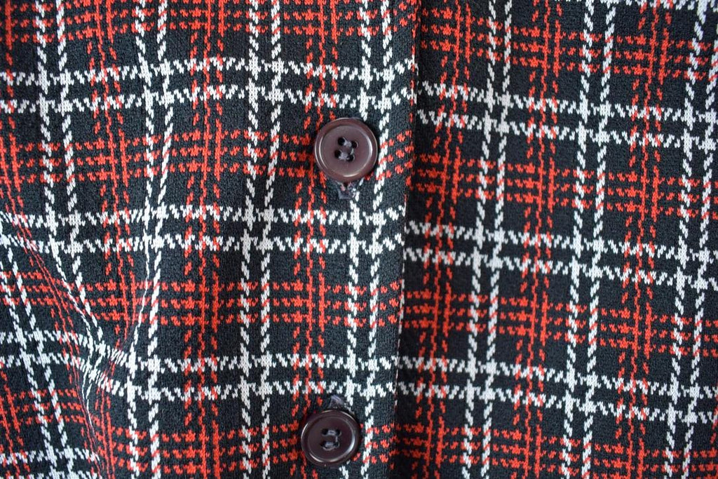 Vintage 1990s Plaid Button Up Shirt