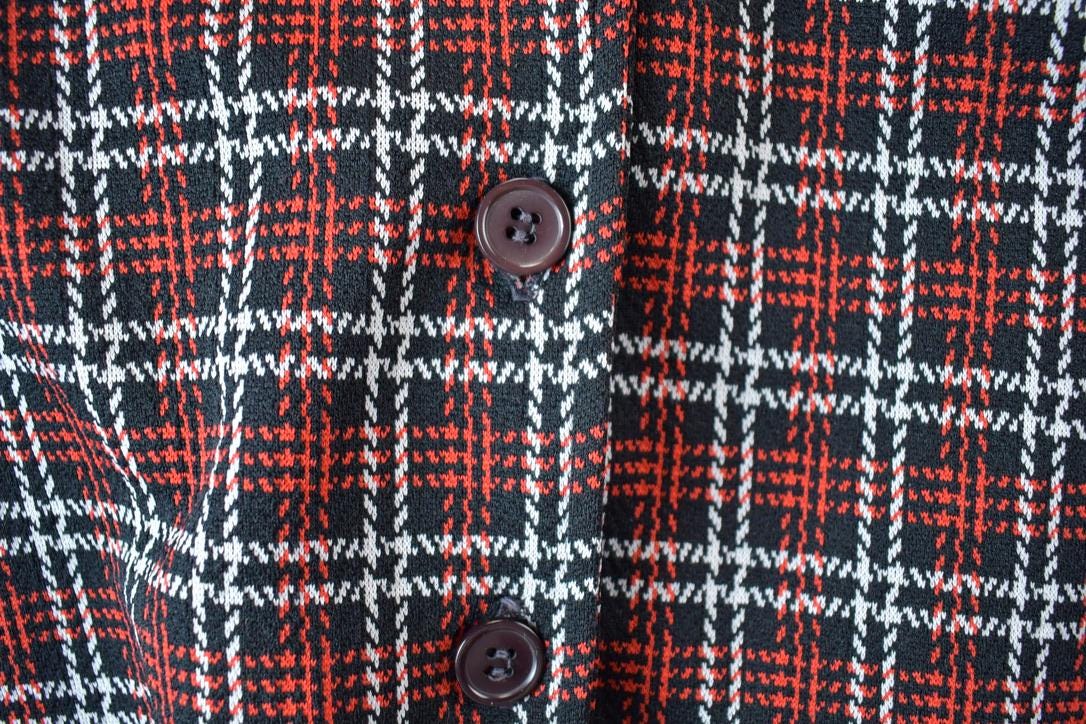 Vintage 1990s Plaid Button Up Shirt