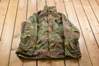 Vintage 1984 Airborne Cold Weather Woodland Camouflage Field Jacket