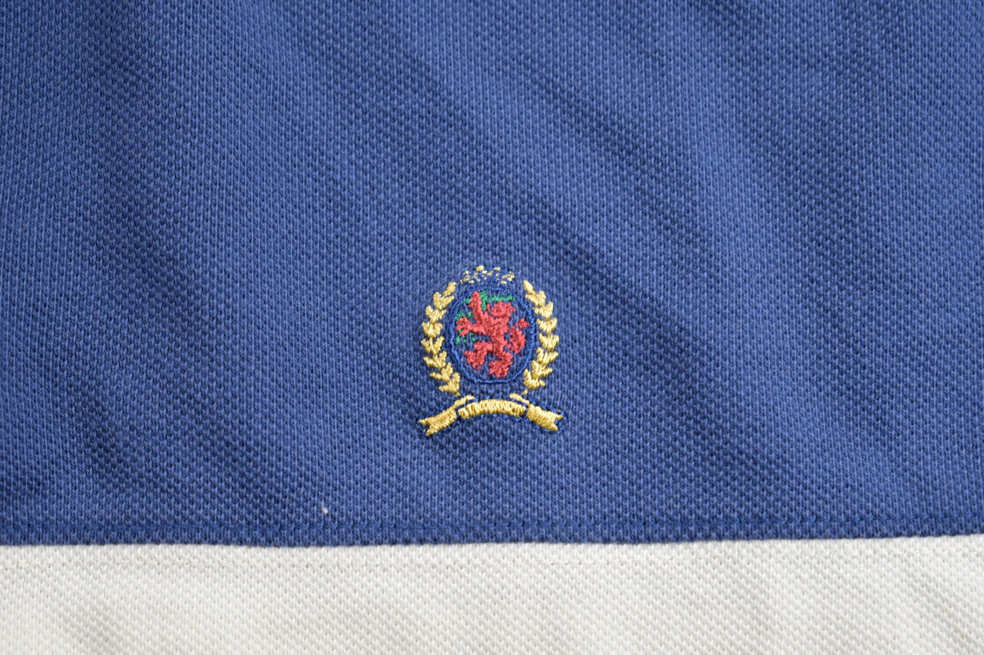 Vintage 1990s Tommy Hilfiger Crest Logo Polo Shirt