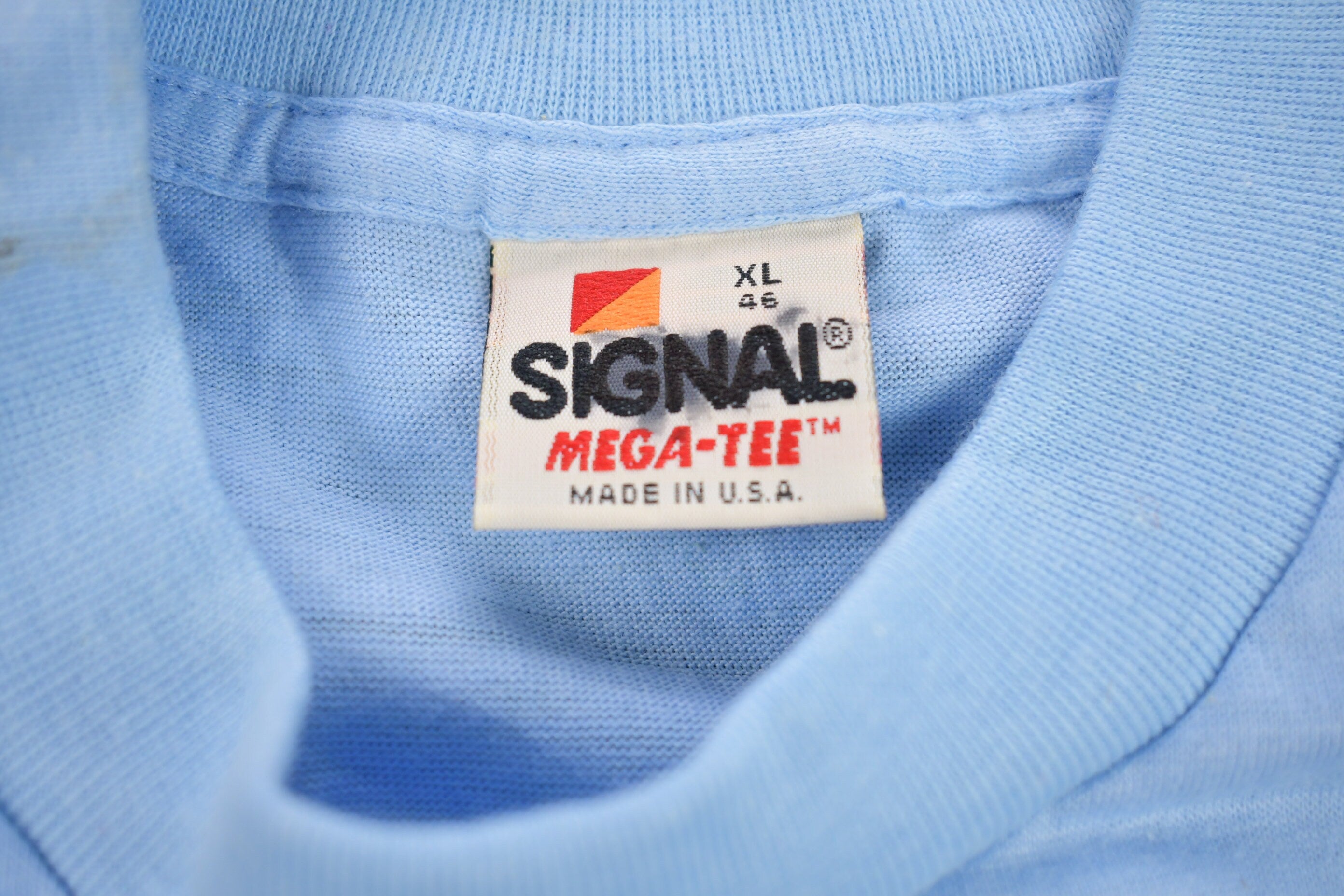 Vintage 1990s Signal Mega-Tee Chopped Tank Top Shirt