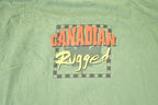 Vintage 1990s Canadian Rugged Daffy Duck Looney Tunes Fishing Souvenir T-Shirt Men's XL