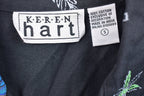 Vintage 1990s Keren Hart Paradise Doodles Button Up Shirt