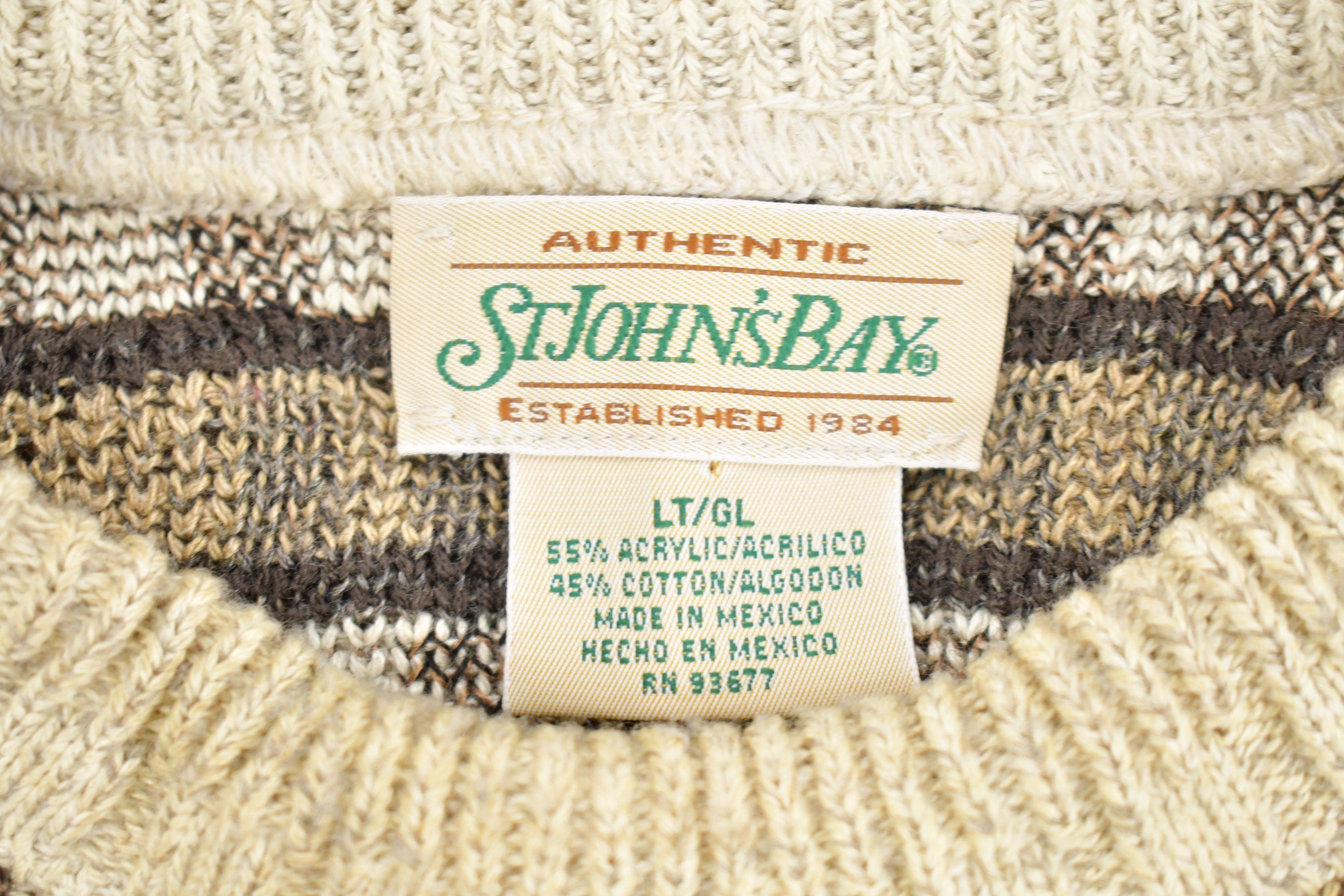 Vintage 1990s St Johns Bay Knit Sweater