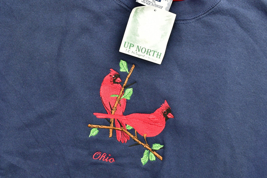 Vintage 90's Deadstock Ohio Cardinal Graphic Crewneck