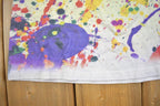 Vintage Y2k Paint Splattered Peace Sign T Shirt