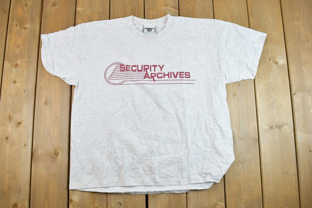Vintage 1990s Security Archives Souvenir T-Shirt