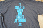 Vintage 1990s Starter Attitude Souvenir Single Stitch T-Shirt Made In USA