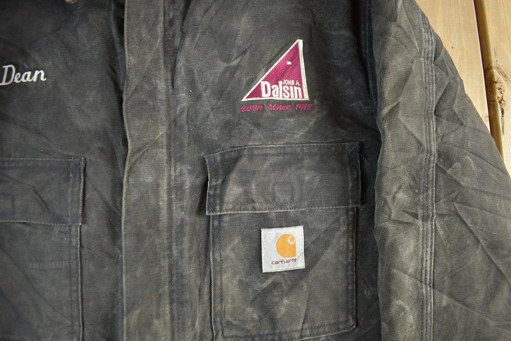 Vintage 1990s Carhartt Blanket Lined Jacket Mens 48 Tall