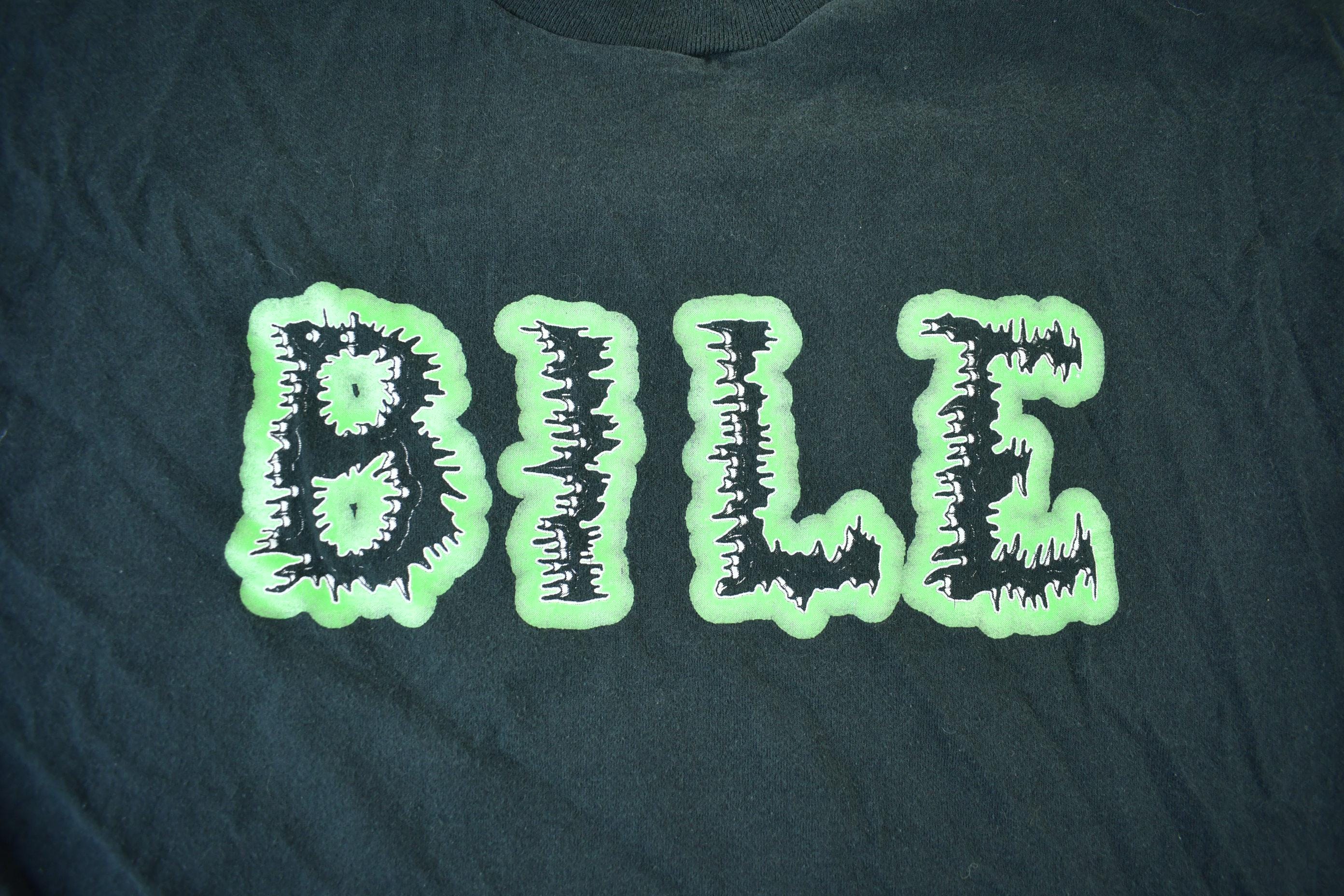 Vintage 1990s Bile Band T-Shirt Teknowhore Men's XL
