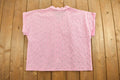 Vintage 1990s Womens Blair Pink Abstract Button Up Shirt