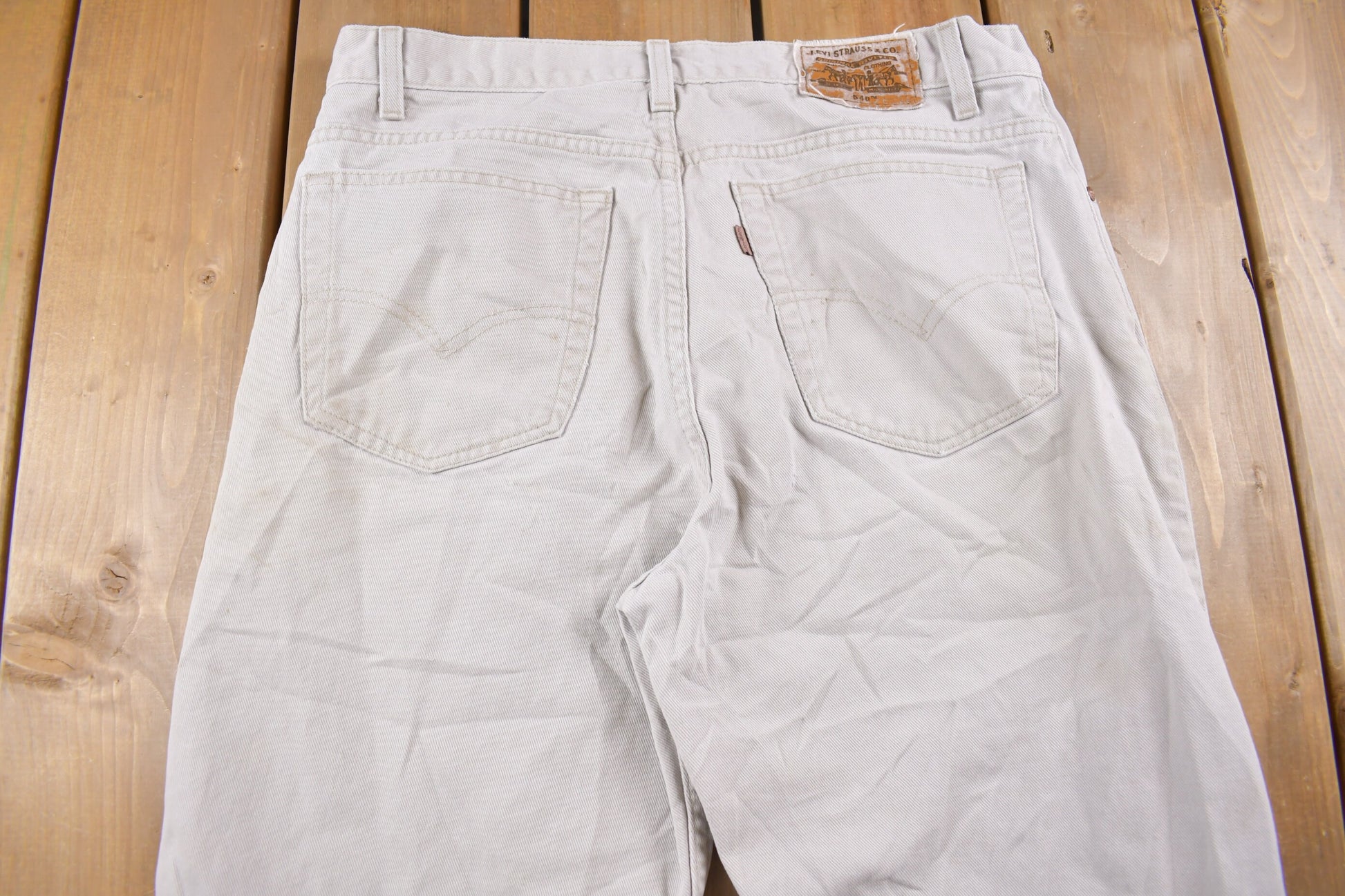 Vintage 1980s Levi's 540 Brown Tab Jeans Size 33 x 32