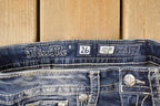 Vintage Deadstock Y2K Miss Me Bedazzled Low Rise Jeans Women's Size 26x31