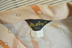Vintage 1960s Mr. Jan All Over Print Psychedelic Style Button-Up Shirt